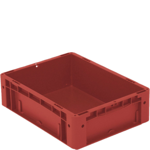 BITO Bac gerbable norme Europe, rouge, capacité 9,8 l