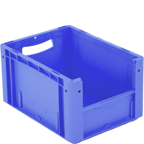 BITO Conteneur de stockage visible Euronorm avec ouverture d'accès, bleu, HxLxl 220x400x300 mm