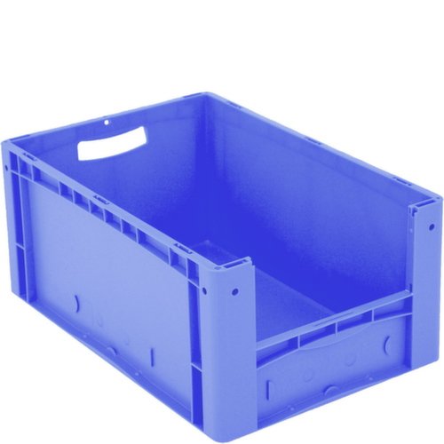 BITO Conteneur de stockage visible Euronorm avec ouverture d'accès, bleu, HxLxl 270x600x400 mm