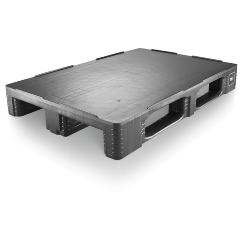 Palette hygiénique Eco TC1-ECO avec bord, plastique régénéré, longueur x largeur 1200 x 800 mm