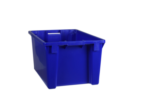 Bac gerbable emboîtable, bleu, capacité 50 l