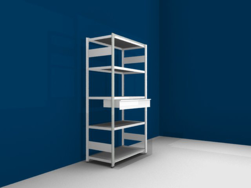 hofe Tiroir pour rayonnage sans boulons, hauteur x profondeur 150 x 438 mm