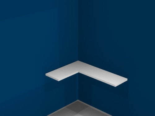 hofe Tablette pour rayonnage de stockage, largeur x profondeur 1000 x 400 mm