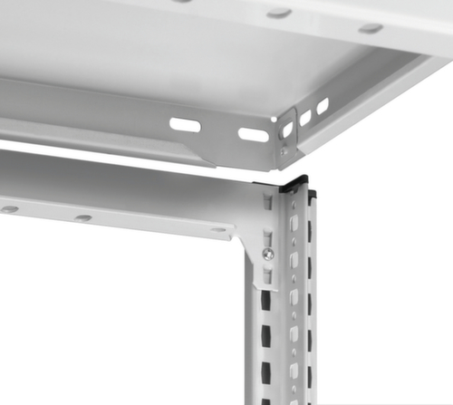 hofe Rayonnages enhofe treillis dans les constructions mi-lourdes, hauteur x largeur x profondeur 2000 x 1360 x 435 mm, 5 tablettes