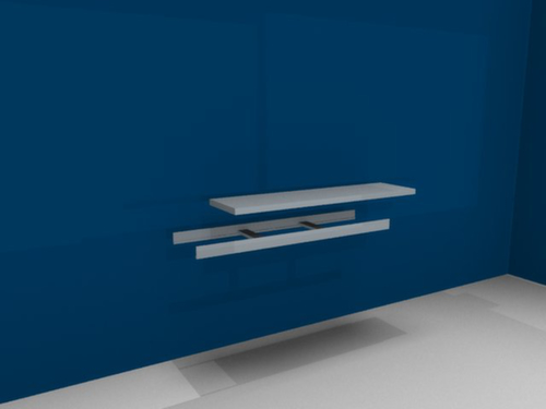 hofe Tablette pour rayonnage grande largeur, largeur x profondeur 1500 x 400 mm