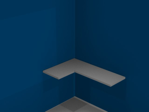 hofe Tablette pour rayonnage de stockage, largeur x profondeur 1000 x 500 mm