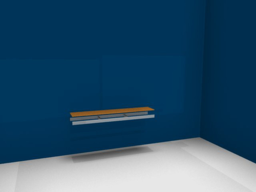 hofeEtagère en bois pour les rayonnages à grande portée, largeur x profondeur 2000 x 400 mm