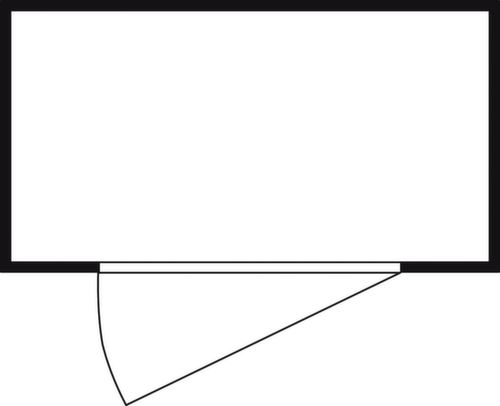 Säbu Conteneur de stockage isolé avec sol livré monté