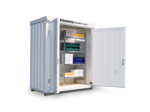 Säbu Conteneur de stockage isolé avec sol livré monté