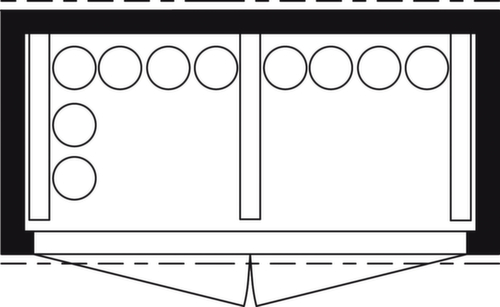 Stockage de bouteilles de gaz