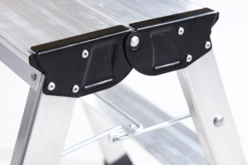 Krause Marchepied pliant sur roulettes Monto® Rolly®, aluminium, jaune