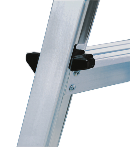 Krause Escabeau universel Dopplo, 2 x 7 marche(s) en tôle striée