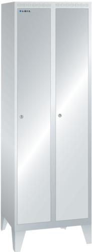 LISTA Armoire vestiaire avec 2 compartiments, largeur de compartiment 300 mm