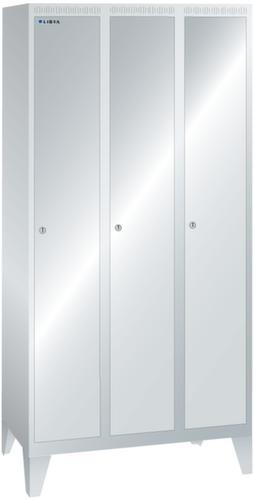 LISTA Armoire vestiaire avec 3 compartiments, largeur de compartiment 300 mm