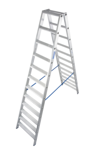 Krause Escabeau STABILO® Professional, 2 x 12 marche(s) en tôle striée
