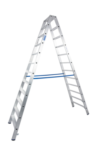 Krause Escabeau STABILO® Professional, 2 x 12 marche(s) en tôle striée