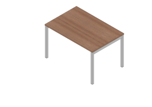 Quadrifoglio Bureau à hauteur réglable Practika avec piètement 4 pieds