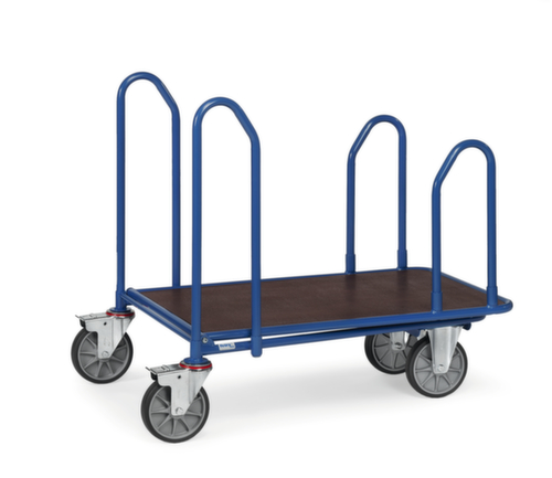 fetra Chariot peu encombrant charges longues, force 500 kg, plateau longueur x largeur 1000 x 600 mm