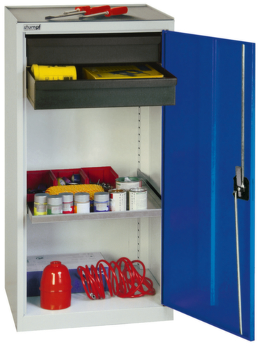 stumpf Armoire d'atelier Serie 3000 avec 1 tablette de rétention + 2 tiroirs, largeur 500 mm