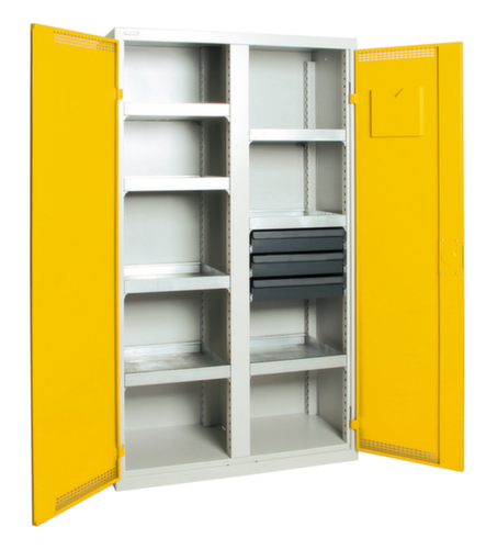 stumpf Armoire de protection de l'environnement en tôle d'acier, hauteur x largeur x profondeur 1800 x 1000 x 500 mm