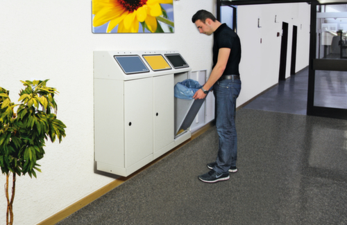 stumpf Station de collecte de matériel autoextinguible FD 45, 3 x 45 l