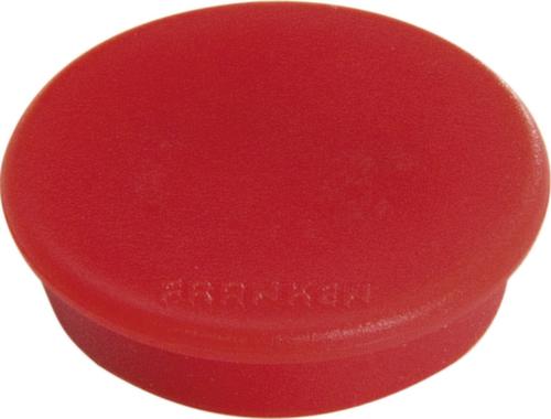 Aimant rond, rouge, Ø 38 mm