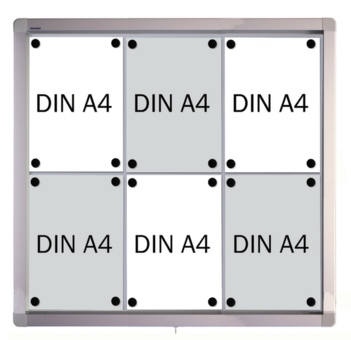 Franken Vitrine d'affichage ECO pour intérieur et extérieur