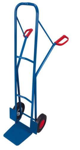 VARIOfit Diable pour caisses particulièrement haut, force 250 kg, caoutchouc plein bandage