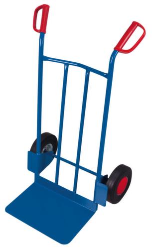 VARIOfit diable de manutention avec pelle extra-large, force 250 kg, caoutchouc plein bandage