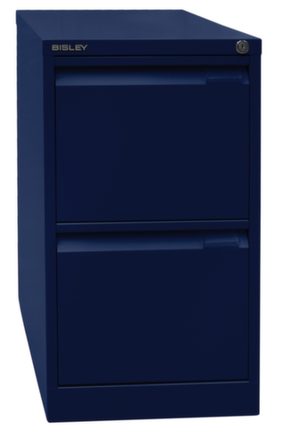 Bisley Armoire pour dossiers suspendus, 2 extensions, bleu Oxford/bleu Oxford