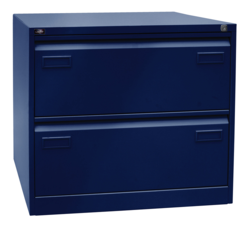 Bisley Armoire pour dossiers suspendus Light, 2 extensions, bleu Oxford/bleu Oxford