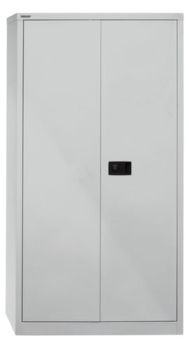 Bisley Armoire de classement, 4 hauteurs des classeurs, gris clair/gris clair