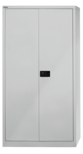 Bisley Armoire de classement, 4 hauteurs des classeurs, gris clair/gris clair