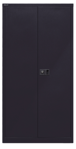 Bisley Armoire de classement, 4 hauteurs des classeurs, noir/noir