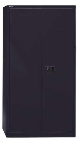 Bisley Armoire de classement, 4 hauteurs des classeurs, noir/noir