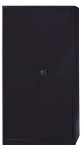 Bisley Armoire de classement, 4 hauteurs des classeurs, noir/noir