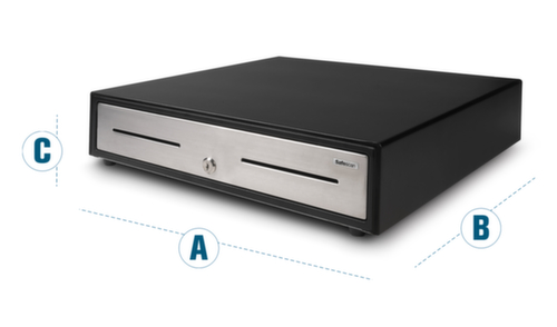Safescan Tiroir-caisse HD-4646S, hauteur x longueur x largeur 115 x 460 x 465 mm