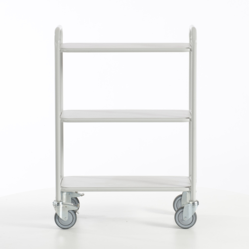 Rollcart Chariot de bureau, force 150 kg, 3 plateaux