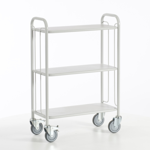 Rollcart Chariot de bureau, force 150 kg, 3 plateaux