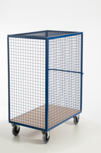 Rollcart Chariot-armoire avec parois grillagées