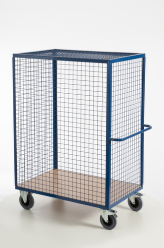 Rollcart Chariot-armoire avec parois grillagées