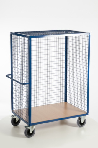 Rollcart Chariot-armoire avec parois grillagées