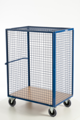 Rollcart Chariot-armoire avec parois grillagées