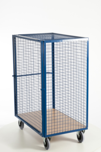 Rollcart Chariot-armoire avec parois grillagées