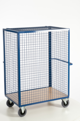 Rollcart Chariot-armoire avec parois grillagées
