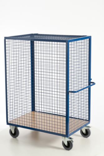 Rollcart Chariot-armoire avec parois grillagées