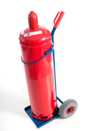 Rollcart Chariot à bouteilles, pour 1 x 33 kg de gaz de propane bouteille, bandage air