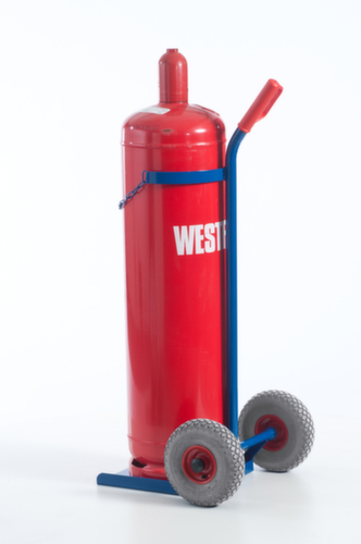 Rollcart Chariot à bouteilles, pour 1 x 33 kg de gaz de propane bouteille, bandage air