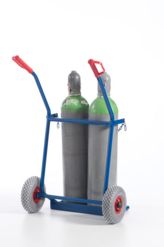 Rollcart Chariot à bouteilles, pour 2x20 l bouteille, bandage air
