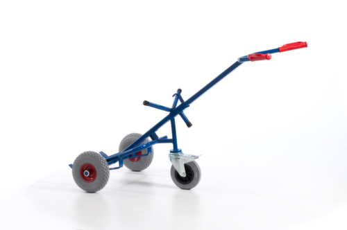 Rollcart Tambour avec roue de support, force 250 kg, air bandage